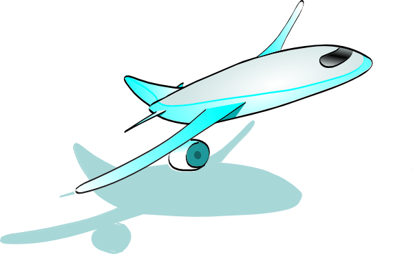 Plane Taking Off clip art