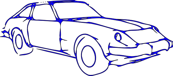 Car Outline clip art