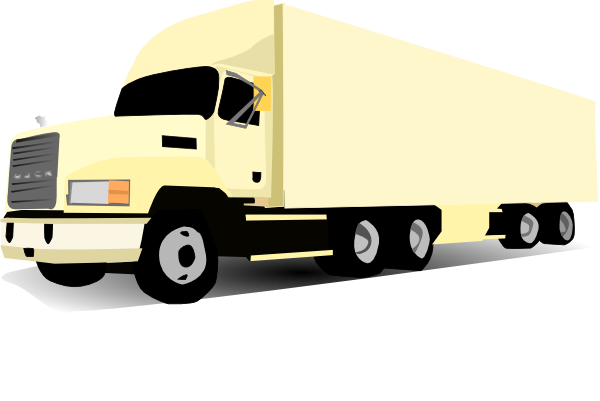 18 Wheeler Truck clip art