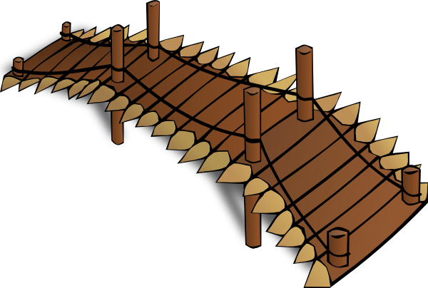 Wooden Bridge clip art