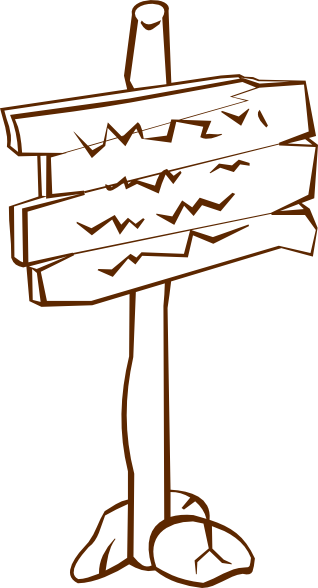 Sign Post clip art