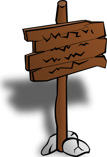 Sign Post clip art