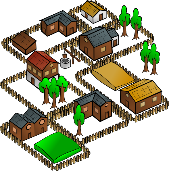 Village clip art