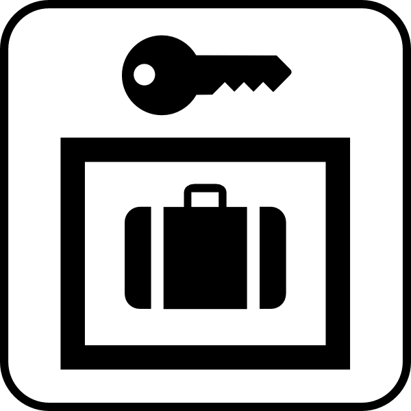 Luggage Storage clip art