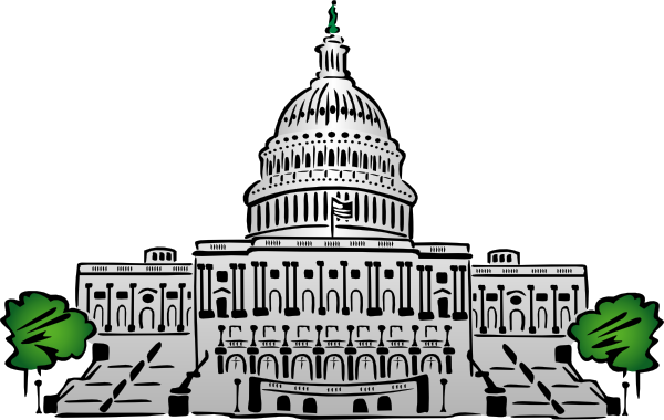 Us Capitol Building Clipart Style clip art