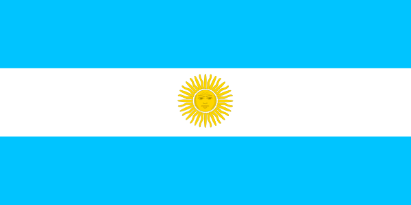 Flag Of Argentina clip art