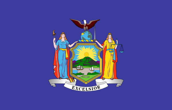 Us New-york State Flag clip art