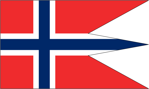 Norwegian State Flag clip art