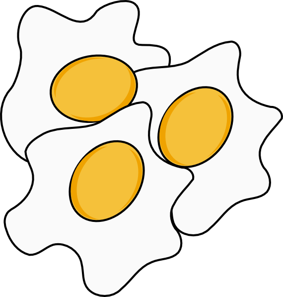 Fried Eggs clip art