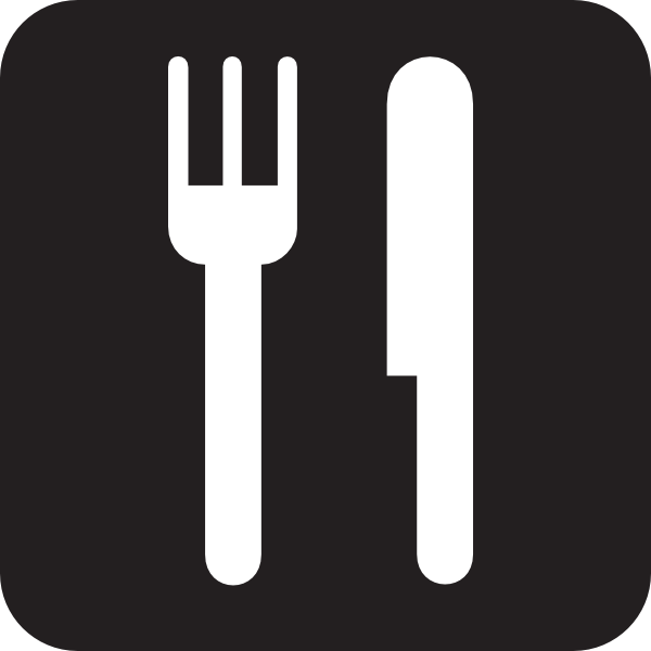 Food Service Black clip art