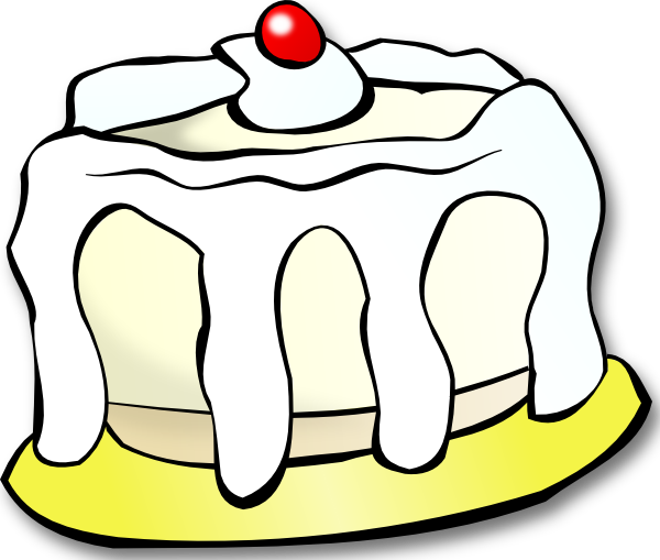 White Cake clip art