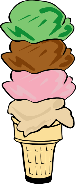 Ice Cream Cones Ff Menu clip art