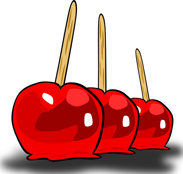 Candied Apples clip art