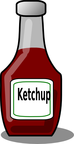 Ketchup Bottle clip art