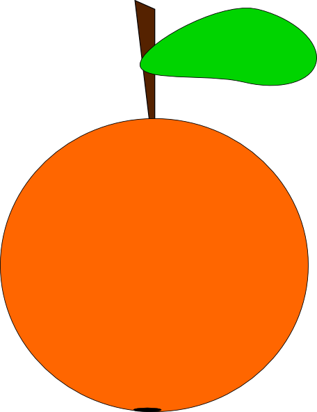 Orange clip art