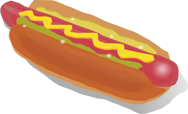 Hot Dog Sandwich  clip art