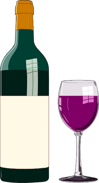 Bottiglia Di Vino Pregiato clip art