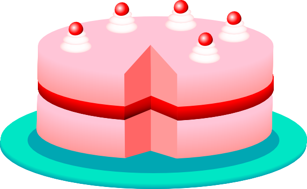 Pink_cake clip art