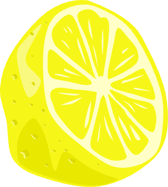 Lemon (half) clip art