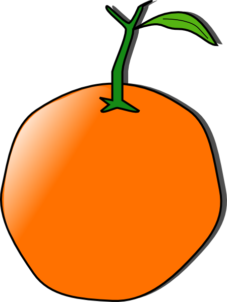 Orange clip art