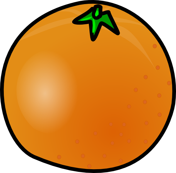 Orange clip art