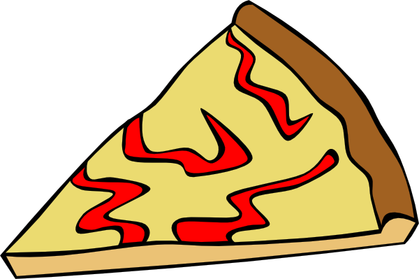 Cheese Pizza Slice clip art