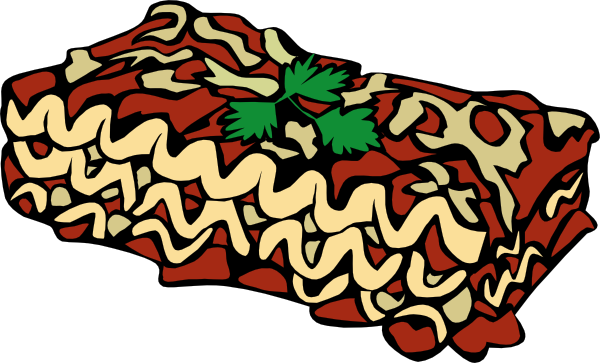 Lasagna clip art