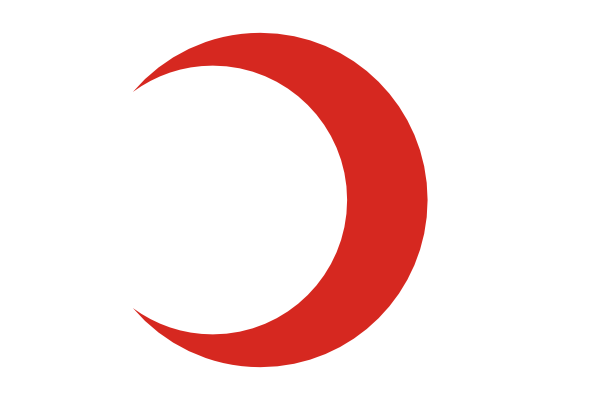 Flag Of The Red Crescent Reverse clip art