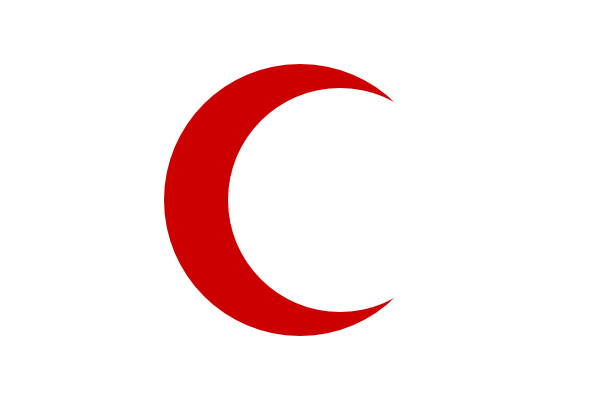 Flag Of The Red Crescent clip art