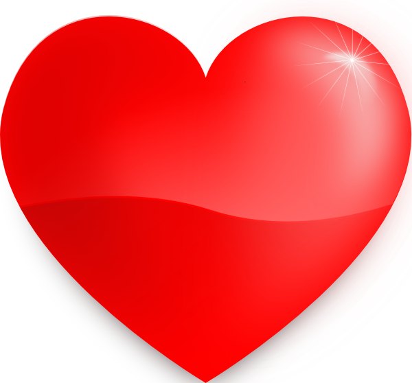 Glossy Heart clip art