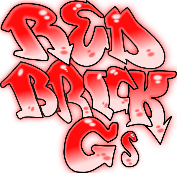 Red Brick Gs clip art