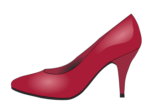 High Heels Red Shoe clip art