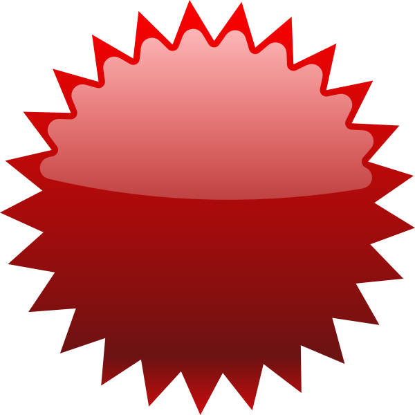 Red Sun clip art