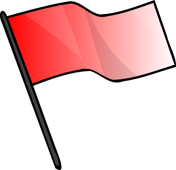 Red Flag clip art