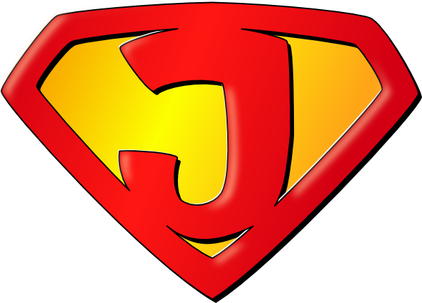 Super Jesus clip art