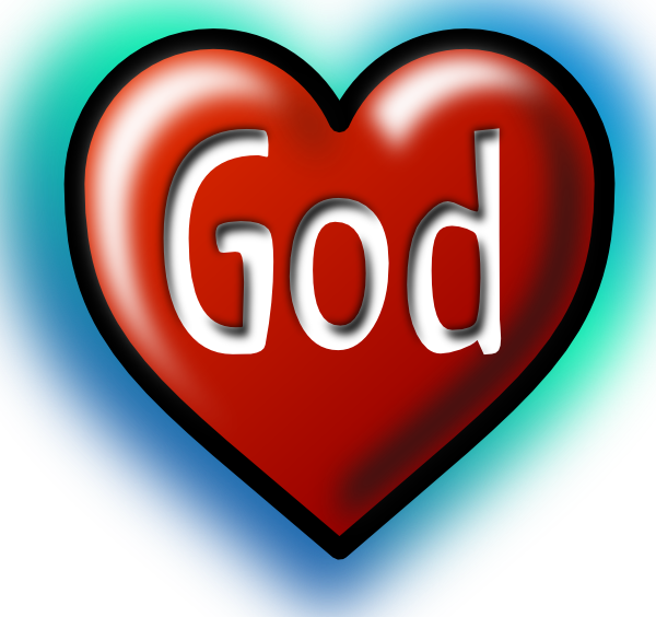 God Heart clip art