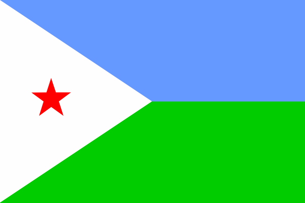 Djibouti Flag clip art