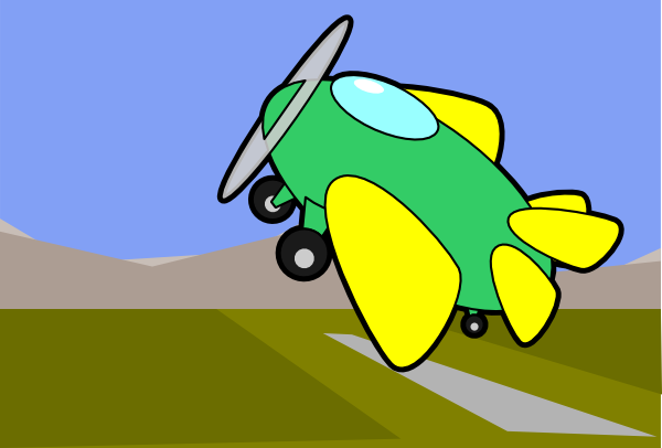 Fat Plane clip art