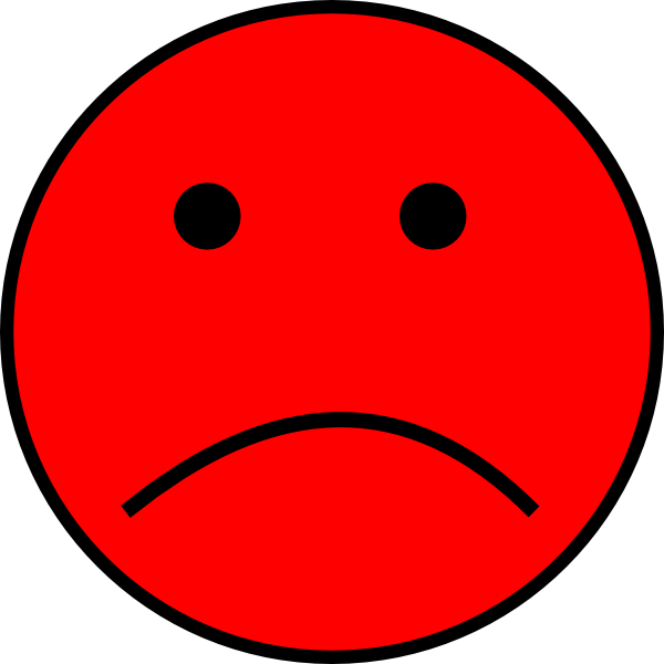 Frowny Face clip art