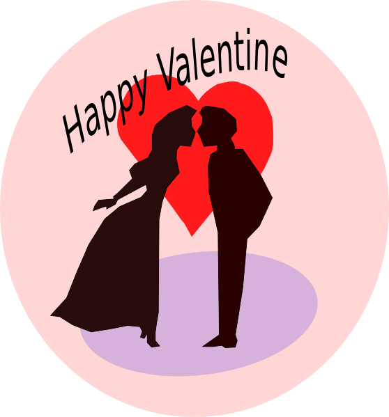 Happy Valentine clip art