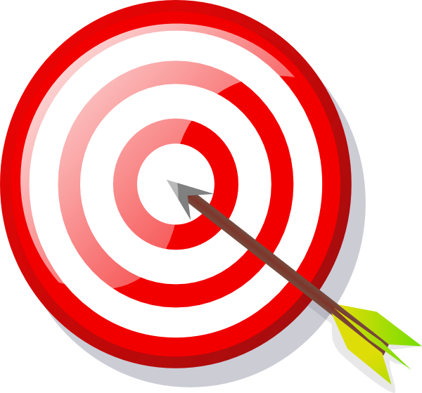 Target With Arrow clip art