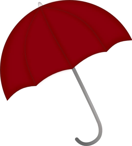 Red Umbrella clip art