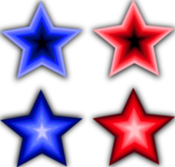 Four Stars clip art