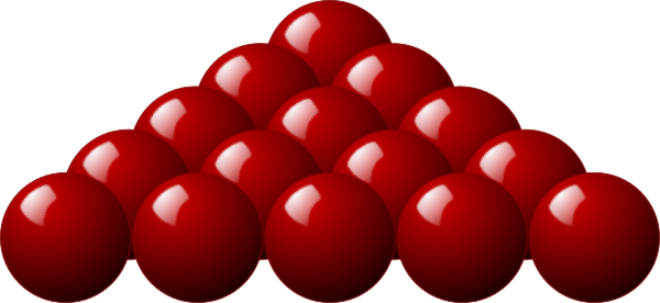 Stellaris Red Snooker Balls clip art