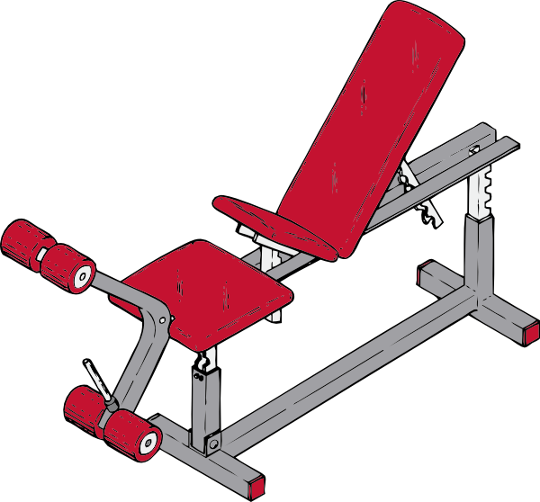 Exercise Bench clip art