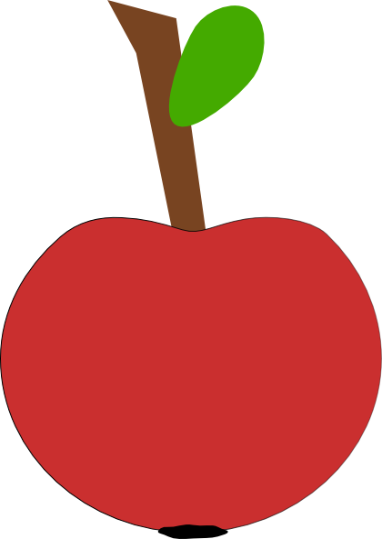 Red Apple clip art