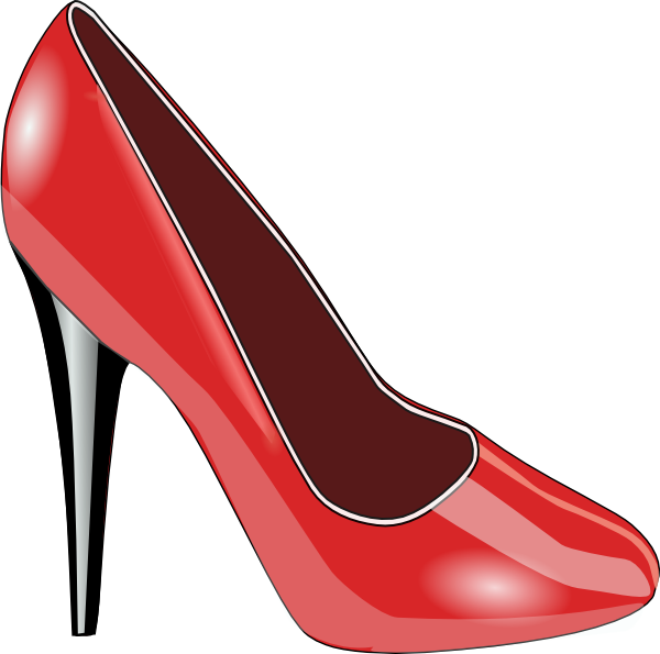 Red Patent Leather Shoe clip art