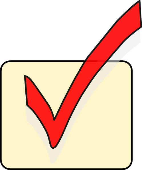 Checkbox clip art