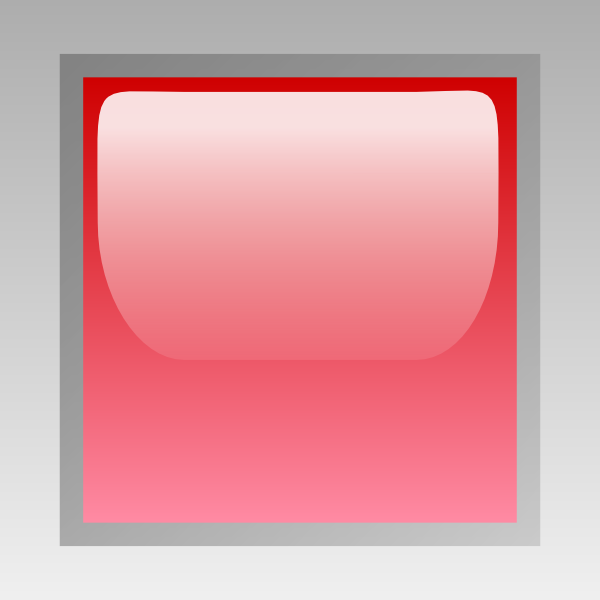 Led Square (red) clip art