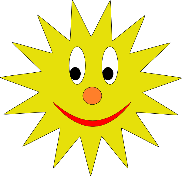 Sun Avatar clip art